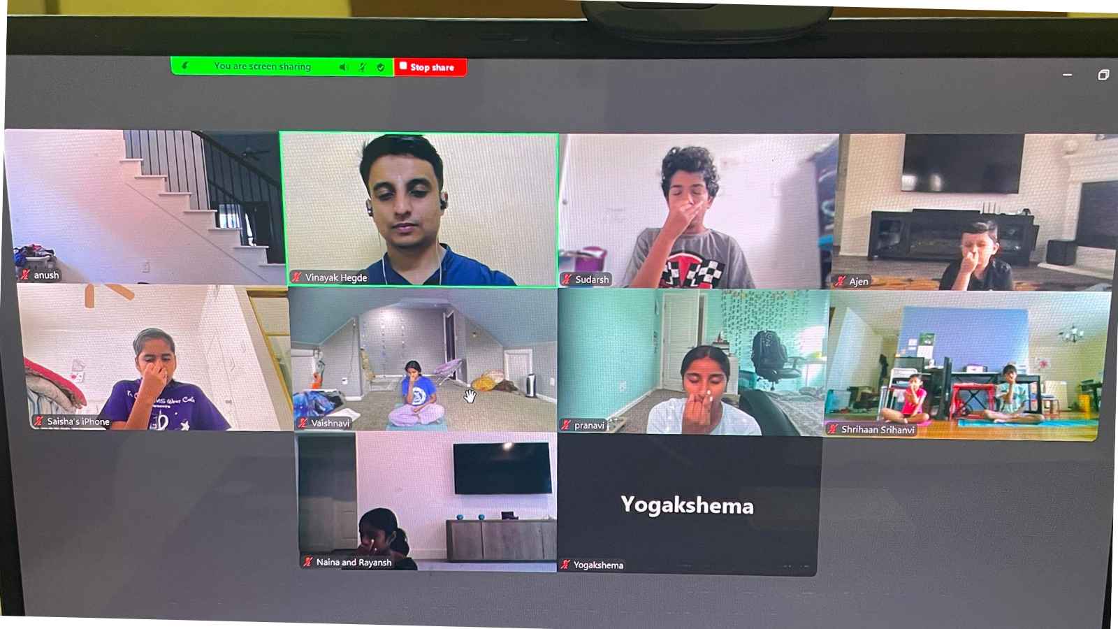 Live Yogakshema session for children — photo 5