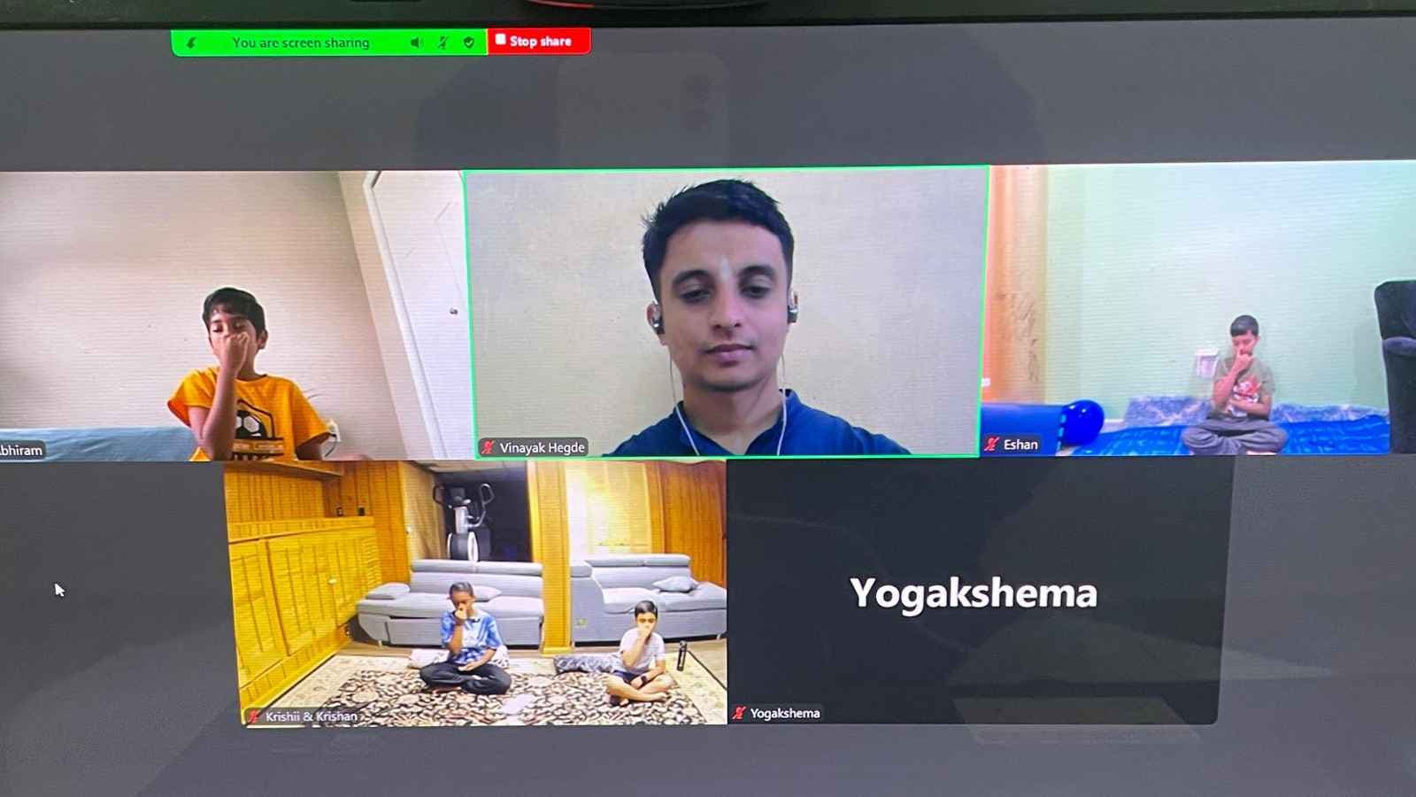 Live Yogakshema session for children — photo 6